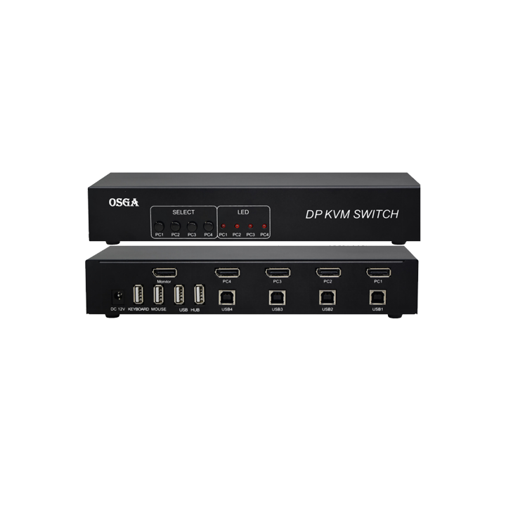 桌面式DisplayPort KVM切换器 桌面式DisplayPort KVM切换器