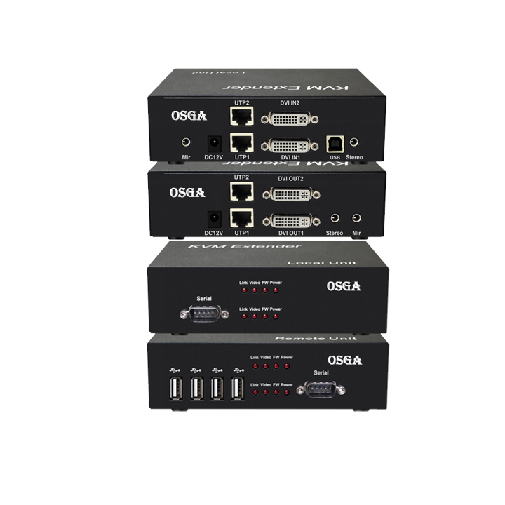 欧仕茄OSGA双显示屏 KVM延长器 OSE-2600 欧仕茄OSGA双显示屏 KVM延长器 OSE-2600