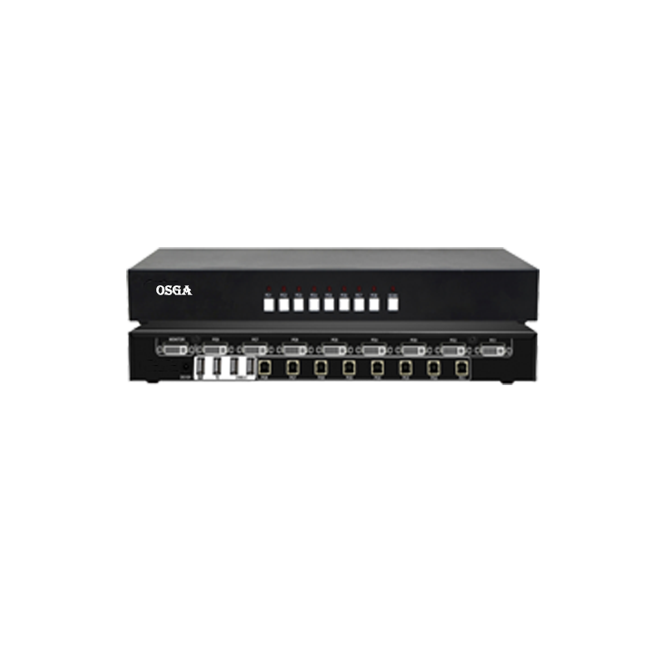 企业级机架式DVI KVM切换器 企业级机架式DVI KVM切换器